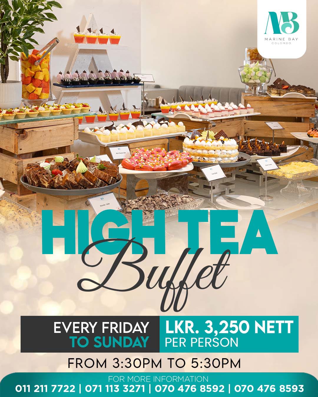 WEEKEND HIGH TEA BUFFET